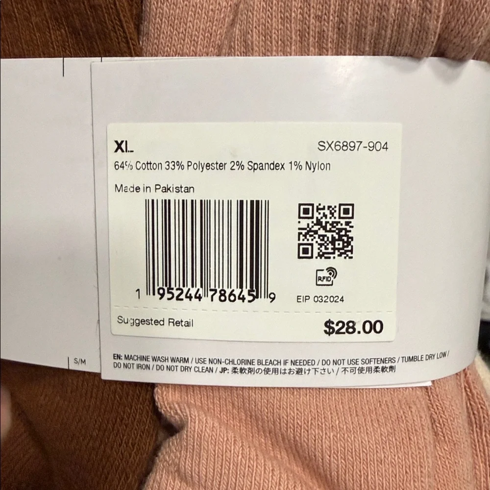NWT 6-Pack Nike Dri-Fit Everyday Plus Crew Socks Size XL 12-15 - Picture 5 of 5